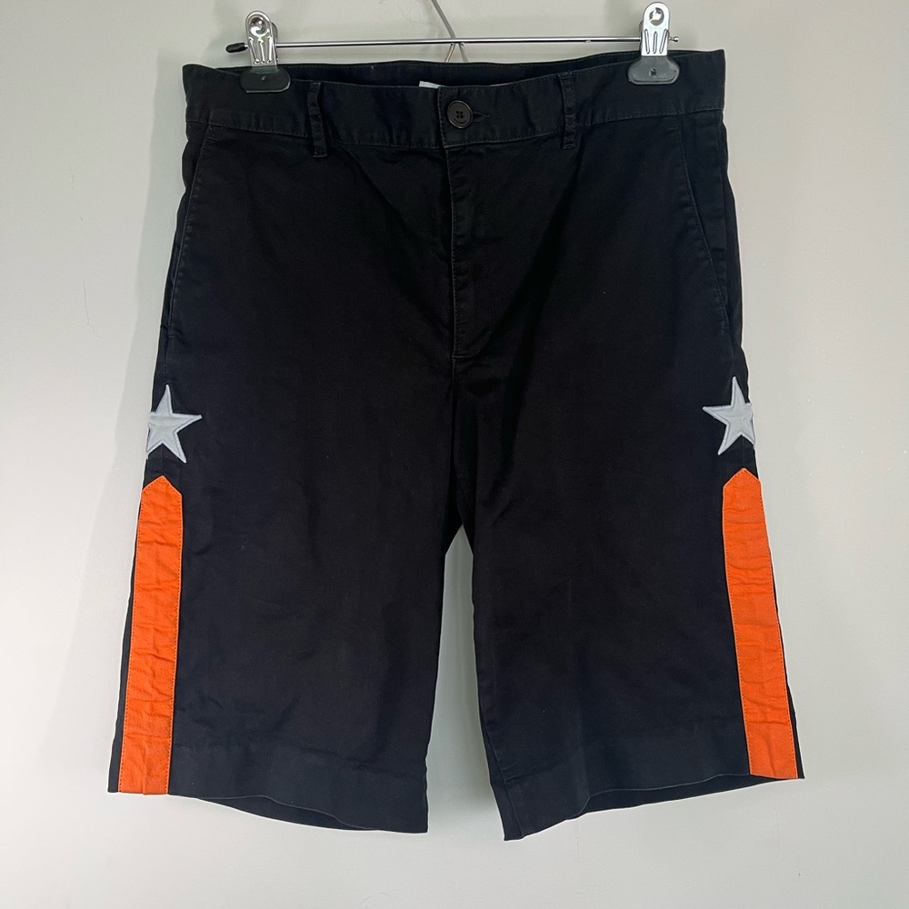 Givenchy Paris Cotton Shorts - Star Design